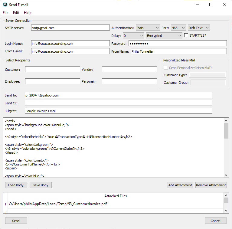 E-Mail - Quasar Accounting